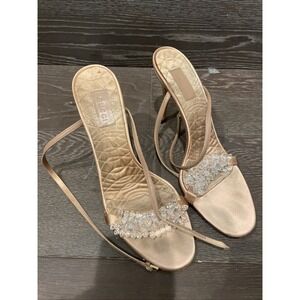 Gucci by Tom Ford Era Swarovski Crystal Heels Size 9 Women